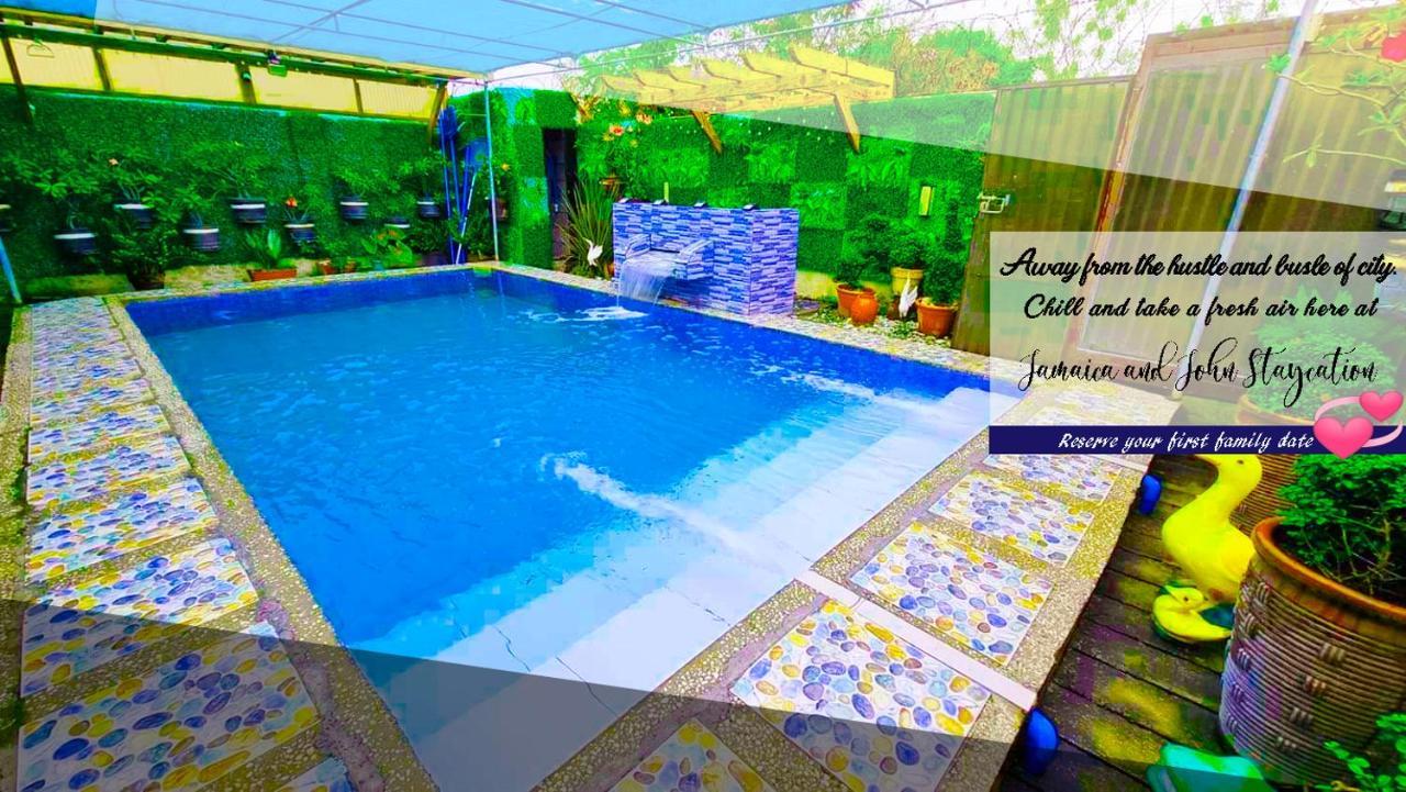 تارلاك Private House W/ Swimming Pool Staycation Tarlac المظهر الخارجي الصورة